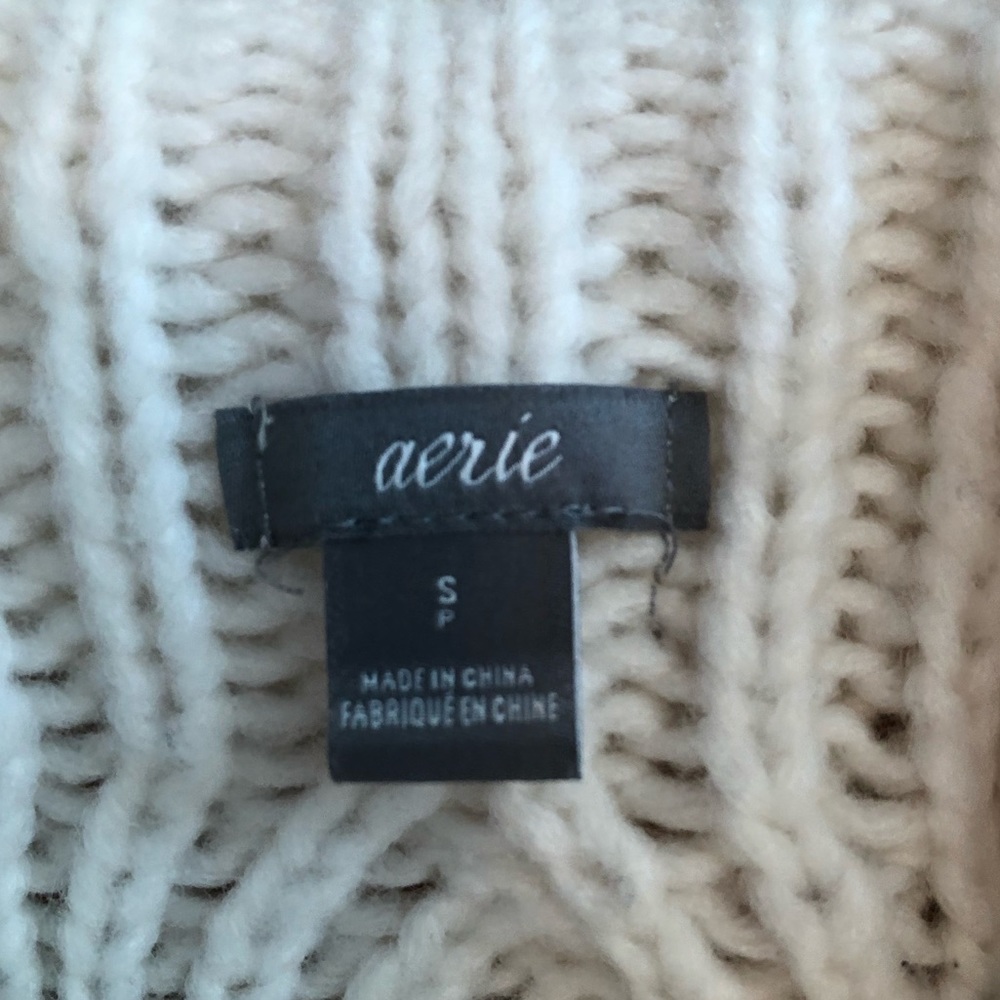 Aerie White Sweater - Picture 3 of 5